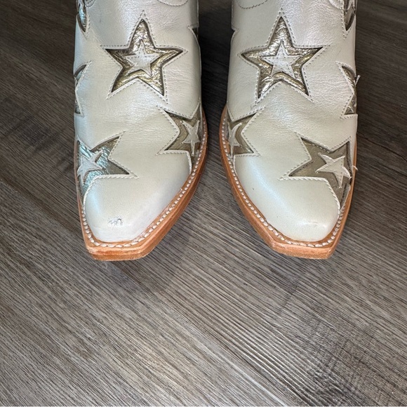 Ariat Casanova Star X Western White Leather Boots - Picture 6 of 13